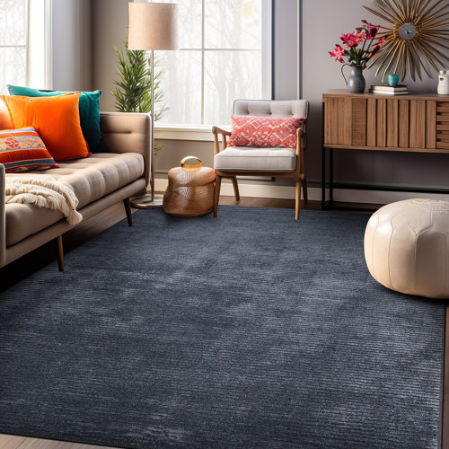 Wayfair 7' x 9' Gray & Silver Area Rugs You'll Love in 2023